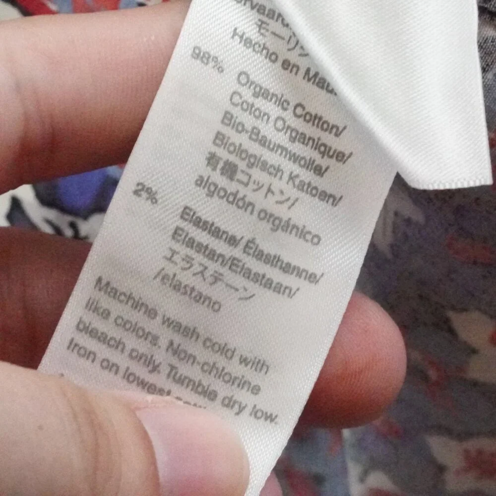 J. Crew Men's Floral Button-Down Shirt in Red, Purple, White, Green
